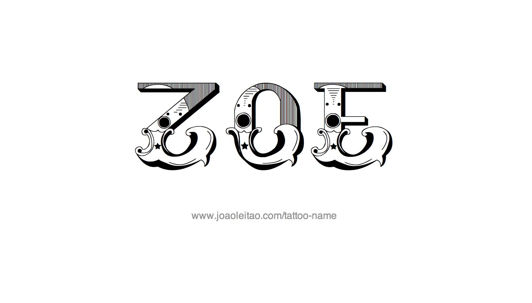 Tattoo Design Name Zoe 