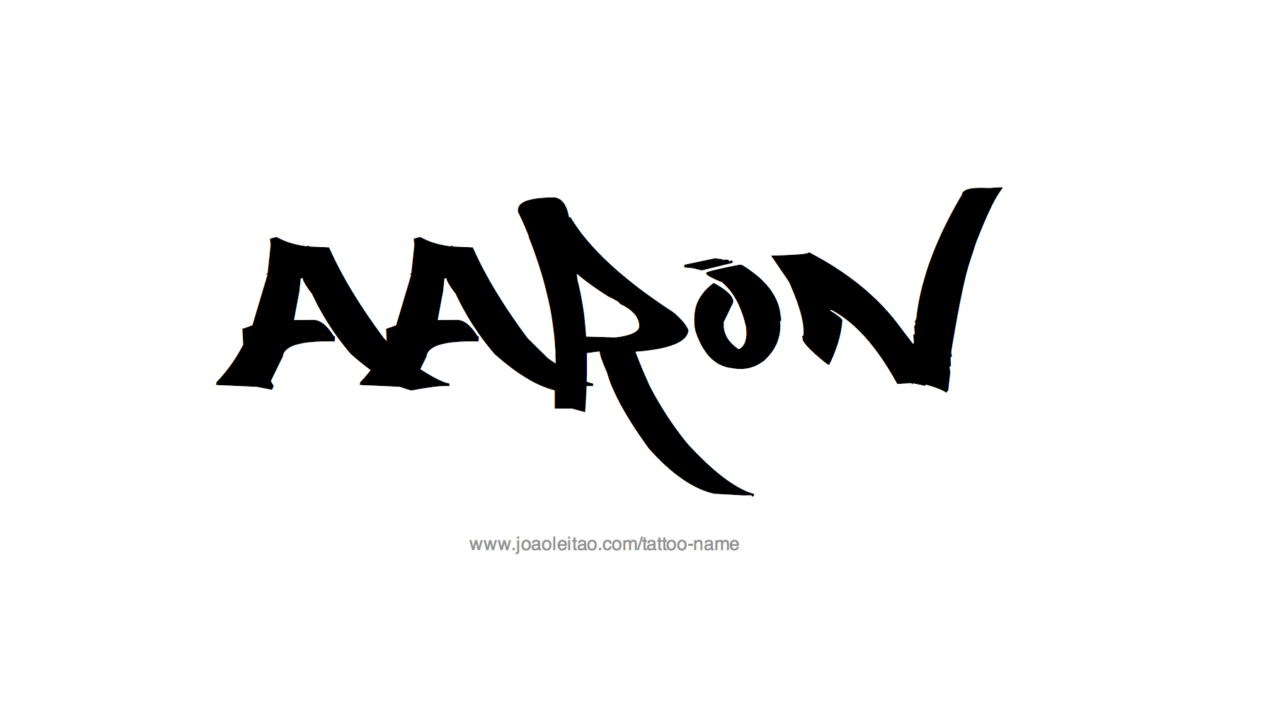 Tattoo Design Name Aaron