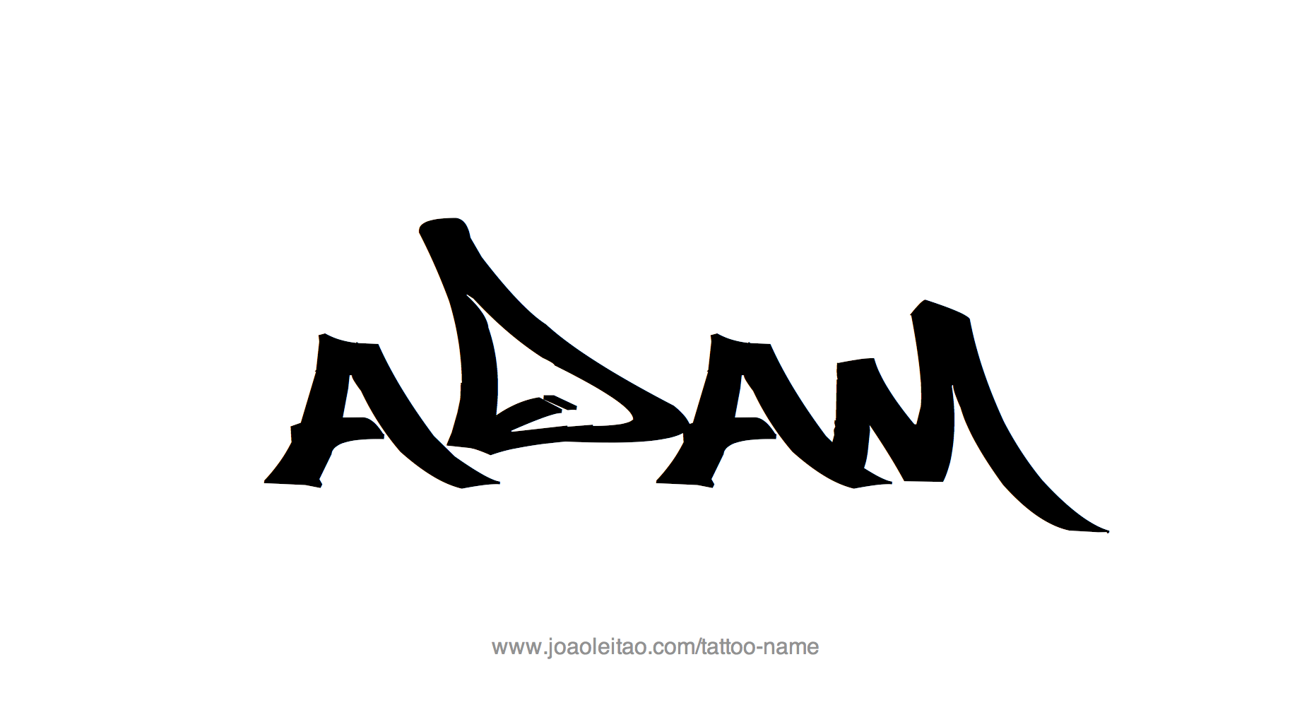 Tattoo Design Name Adam