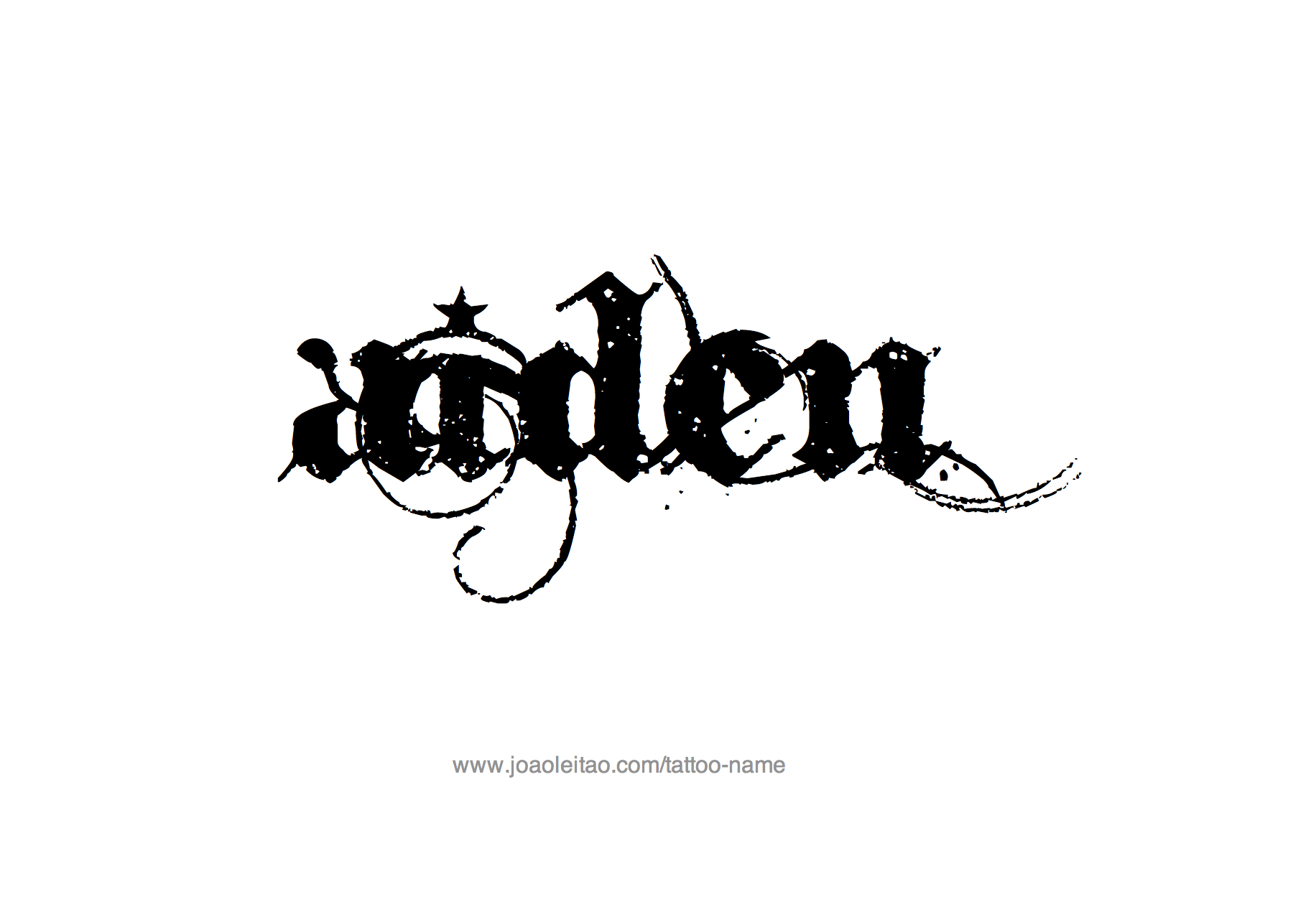 Tattoo Design Name Aiden