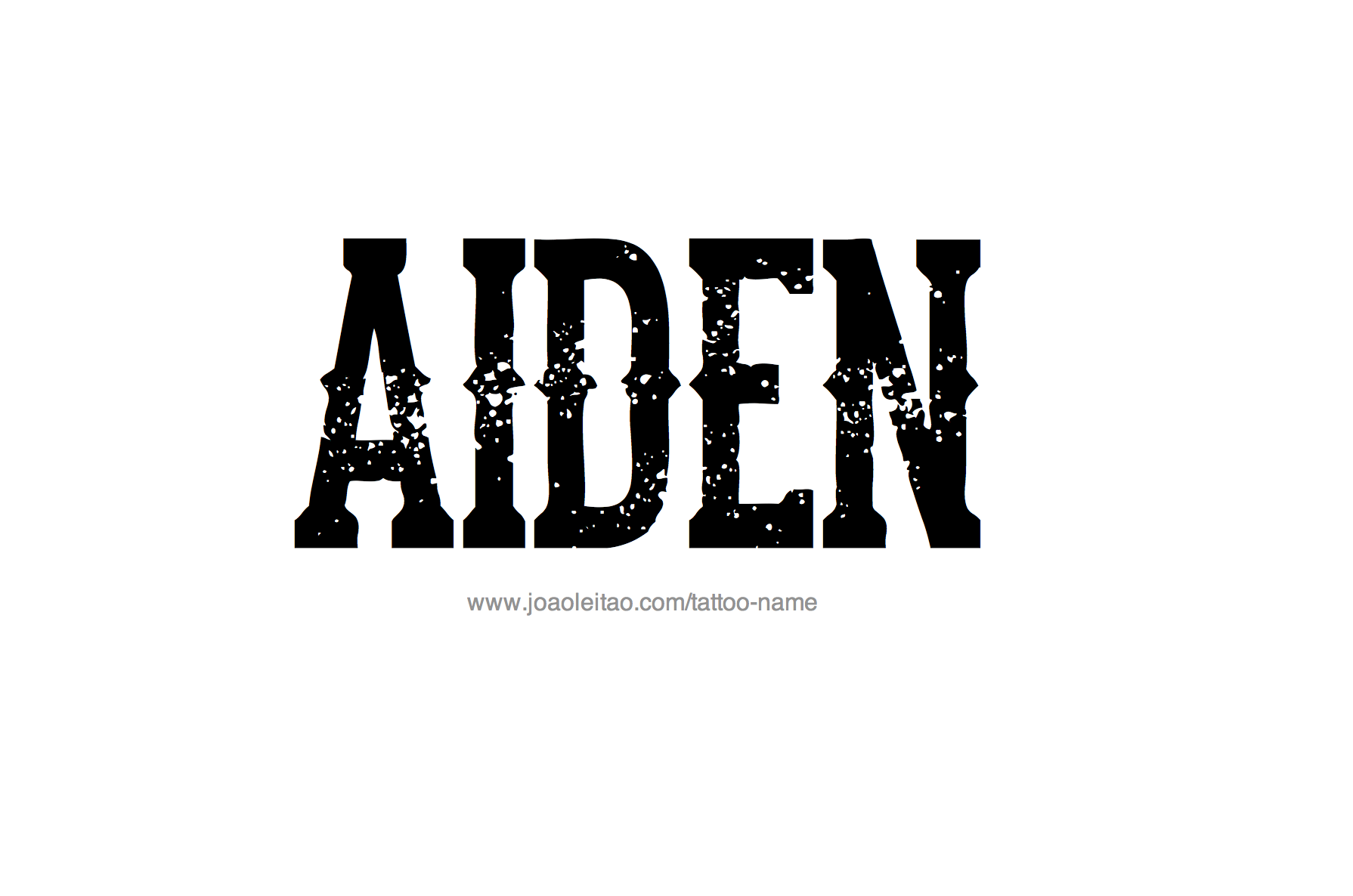 Tattoo Design Name Aiden