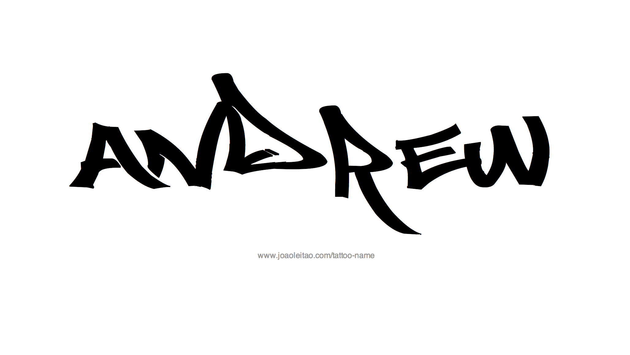 Tattoo Design Name Andrew