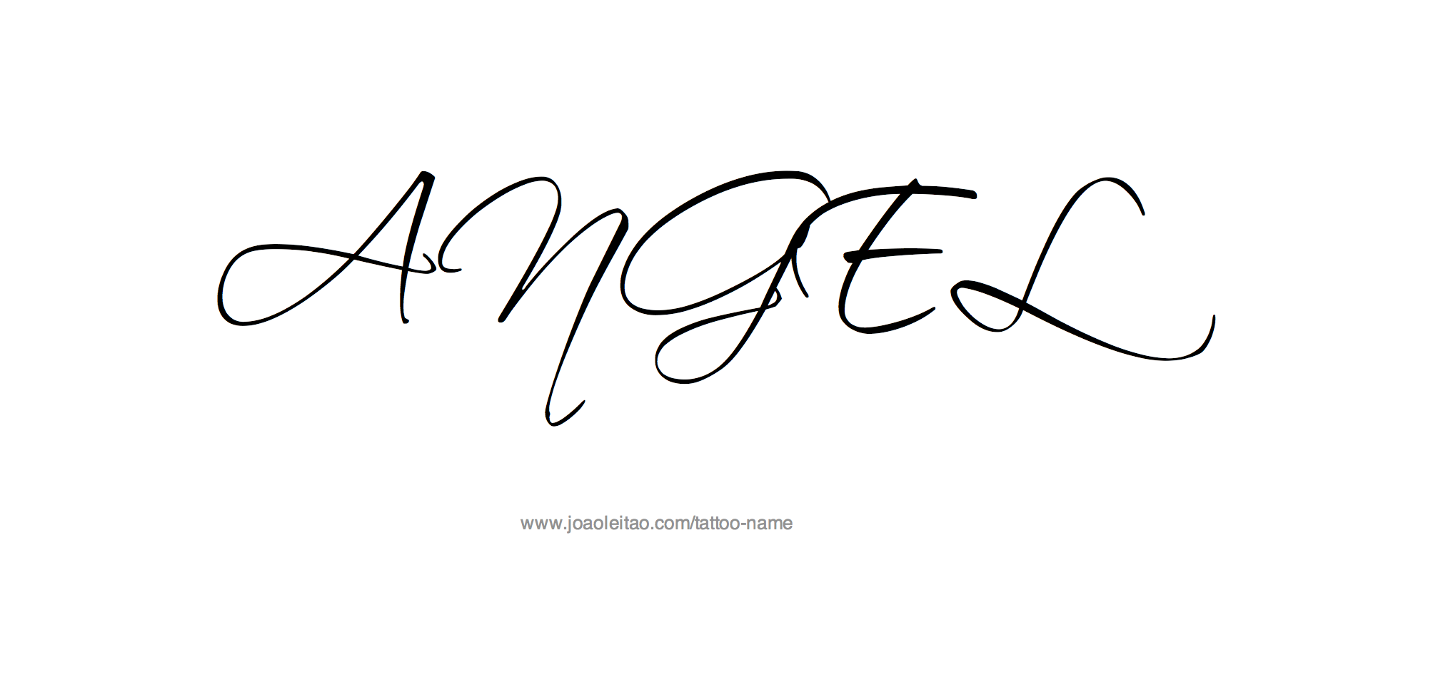 Tattoo Design Name Angel