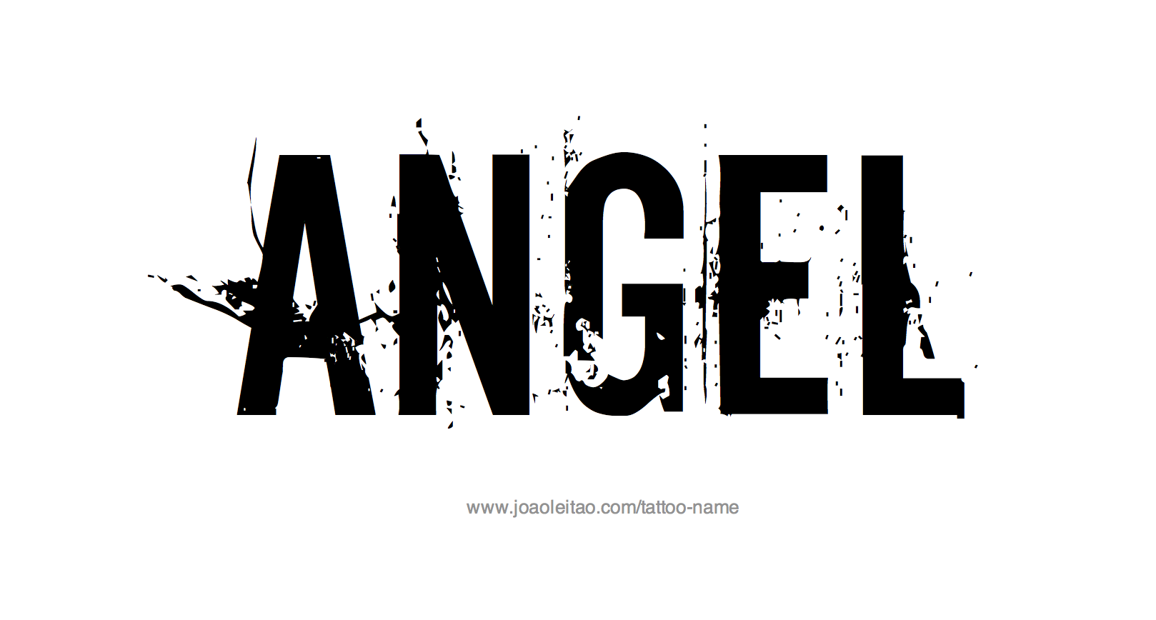 Tattoo Design Name Angel