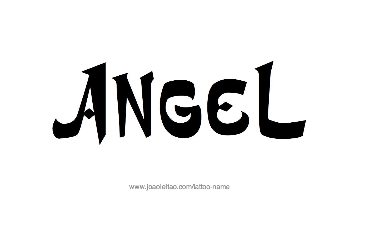 Tattoo Design Name Angel