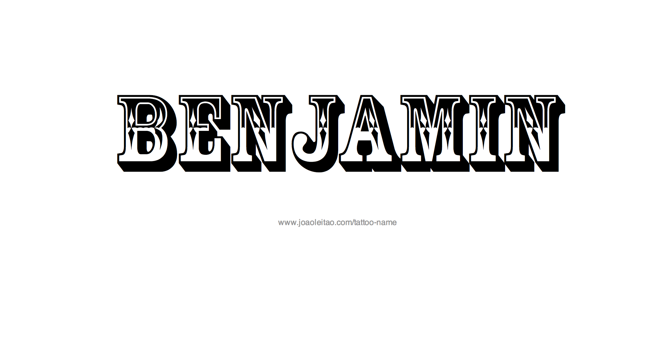 Tattoo Design Name Benjamin