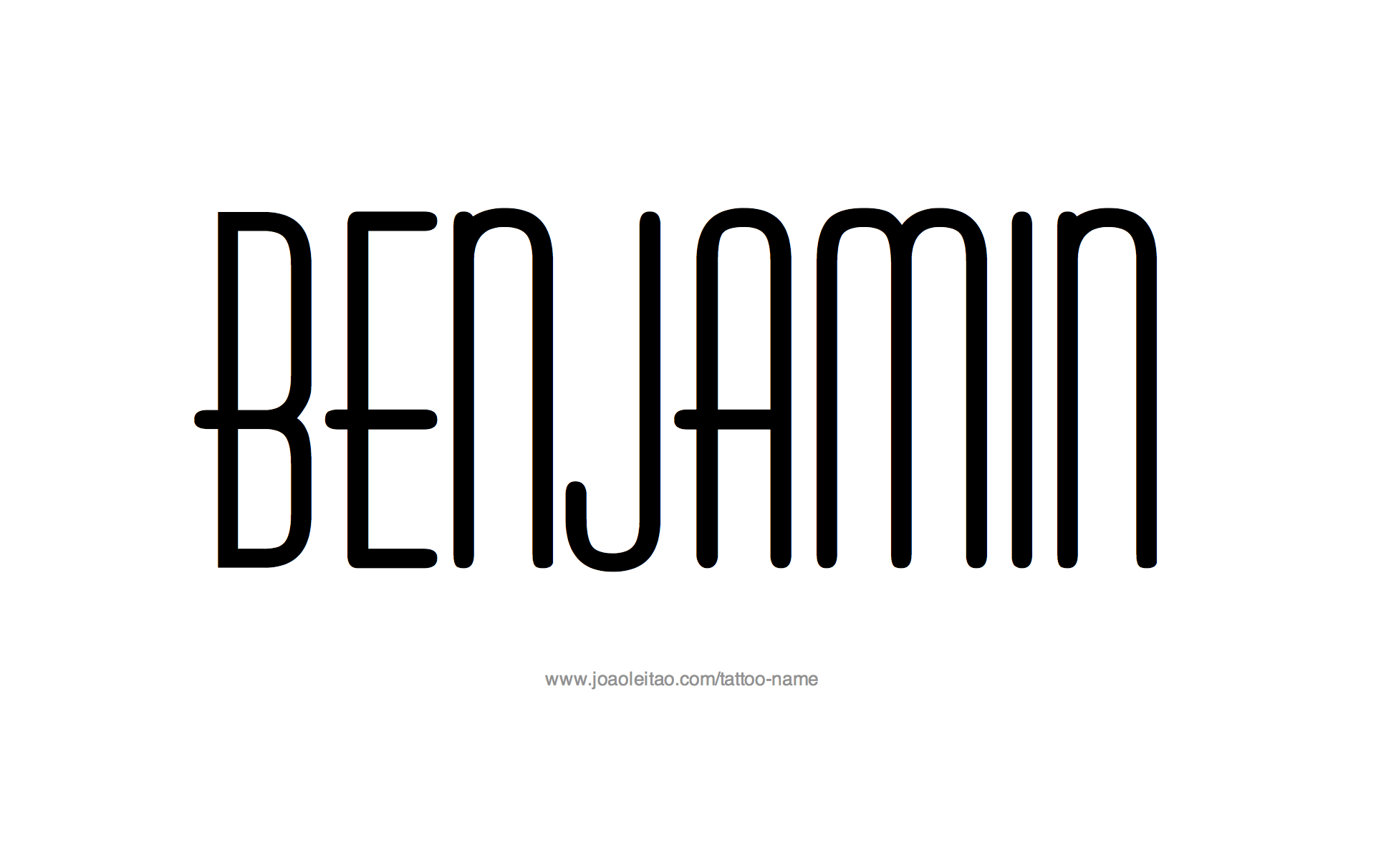 Tattoo Design Name Benjamin