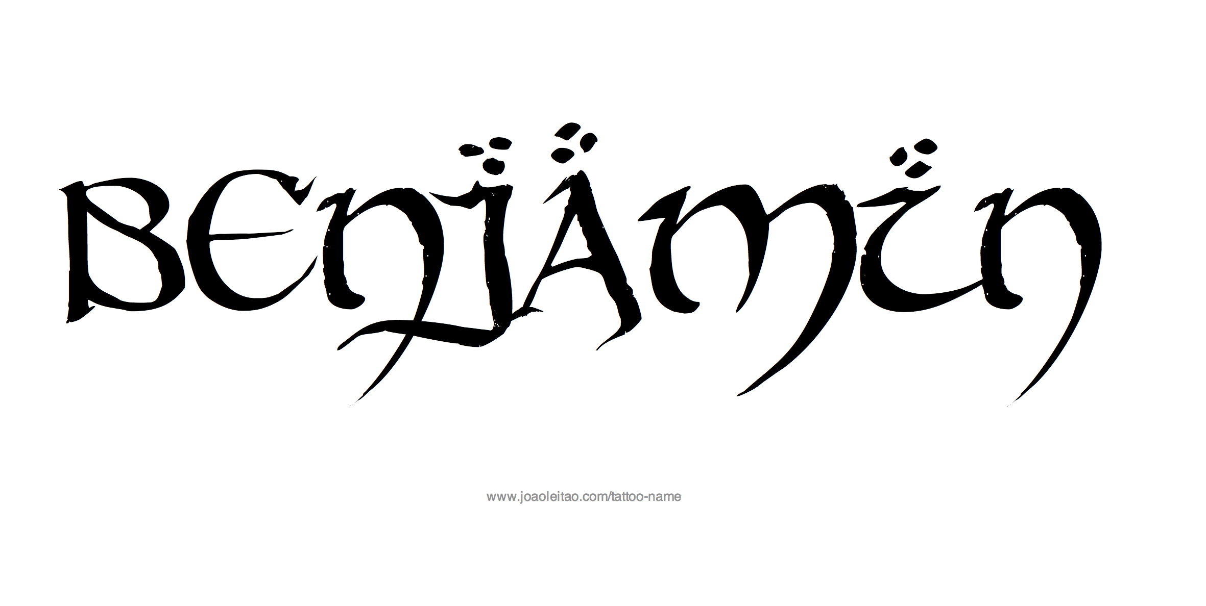 Tattoo Design Name Benjamin