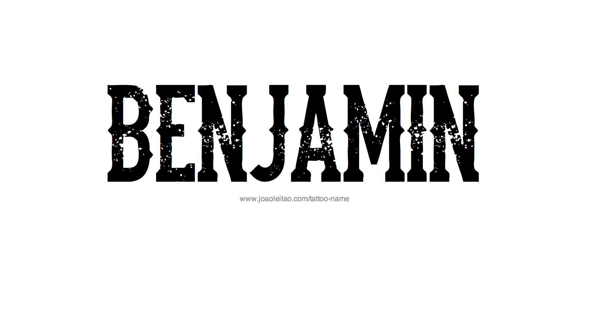 Tattoo Design Name Benjamin