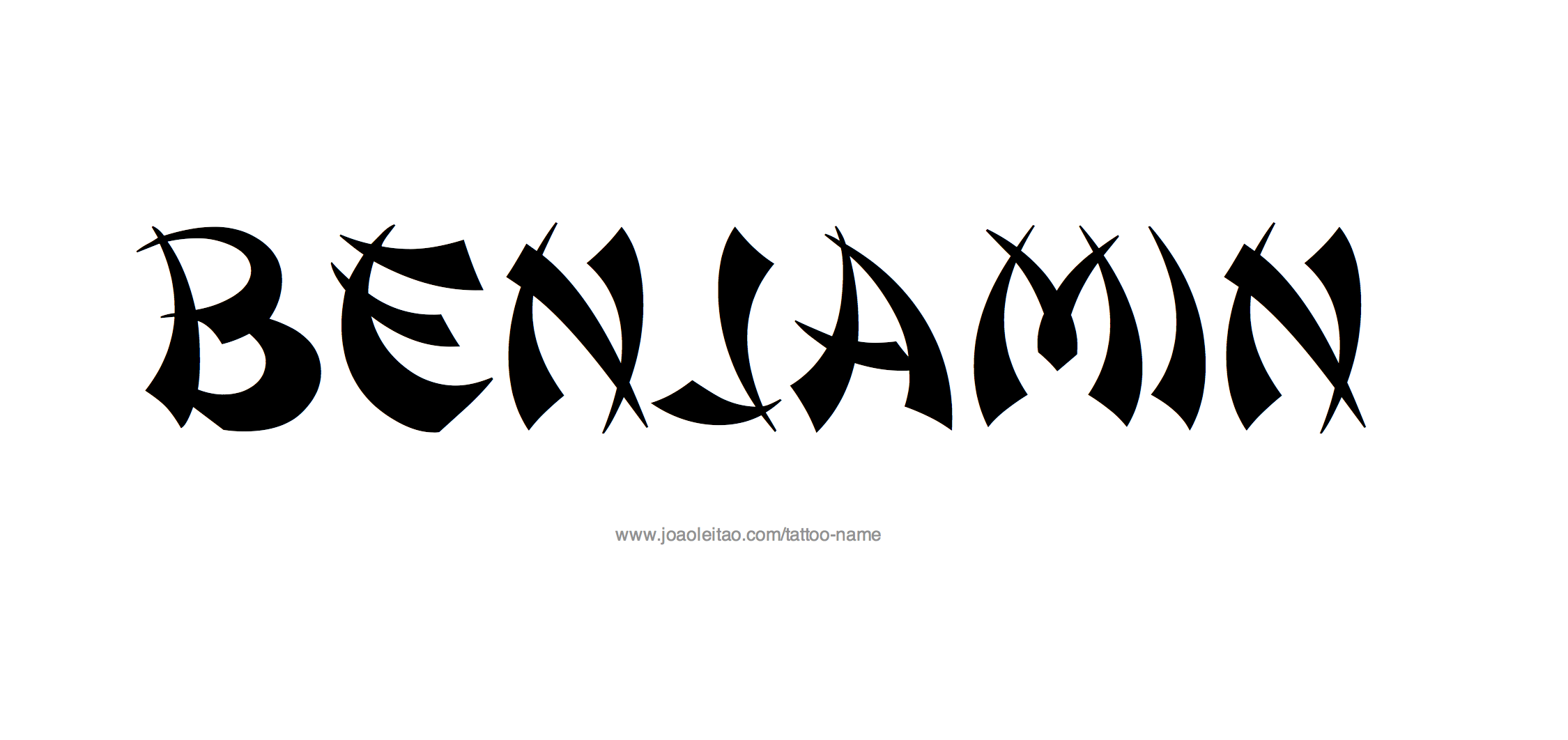 Tattoo Design Name Benjamin