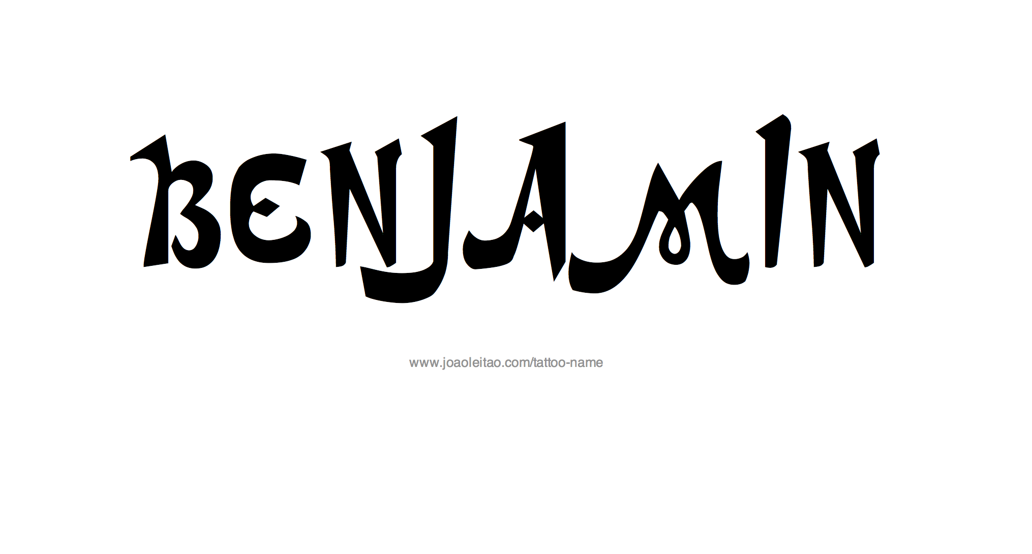 Tattoo Design Name Benjamin