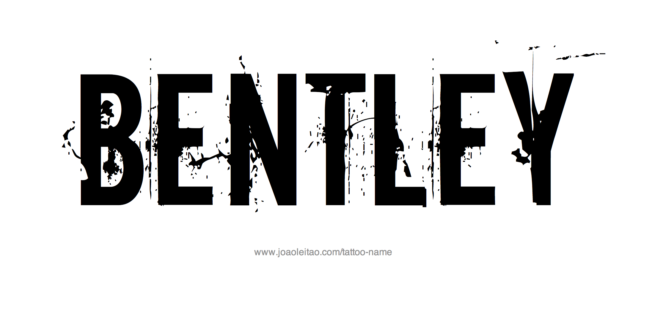 Tattoo Design Name Bentley