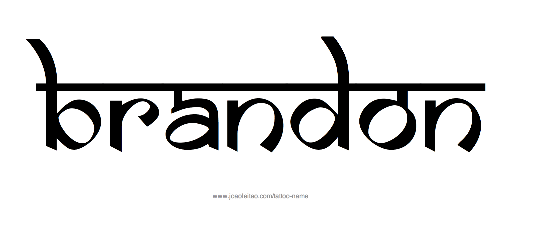 Tattoo Design Name Brandon