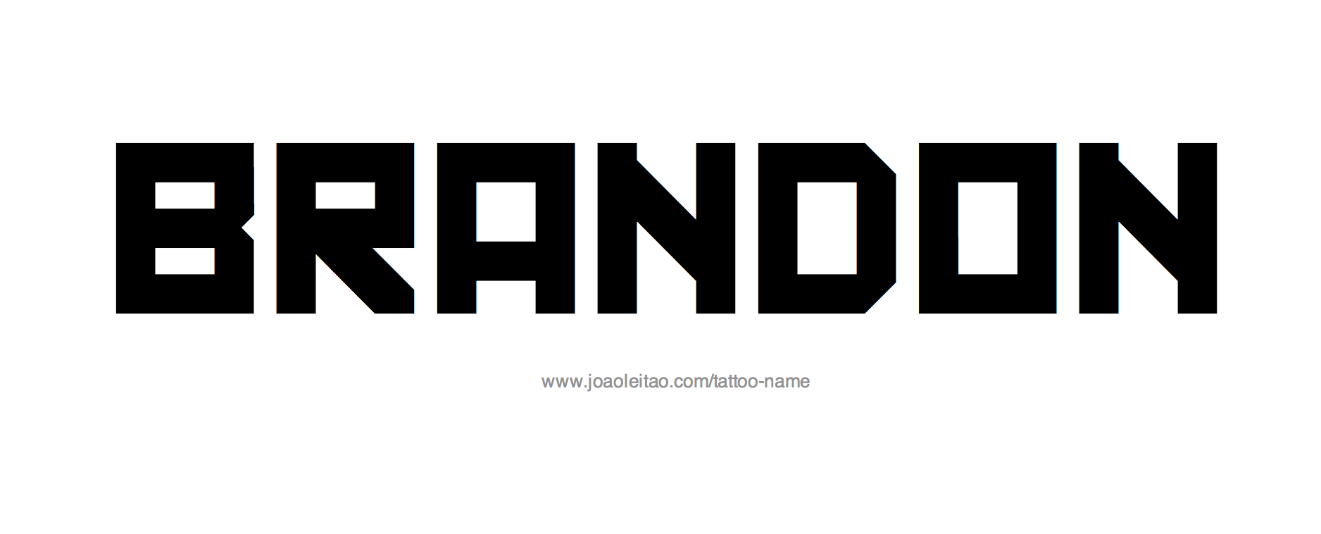 Tattoo Design Name Brandon