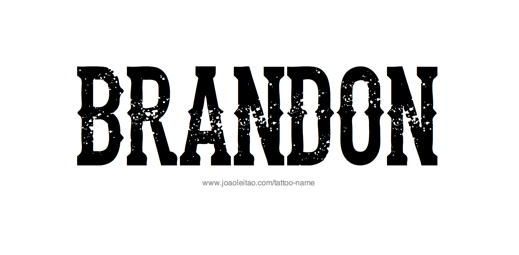 Tattoo Design Name Brandon