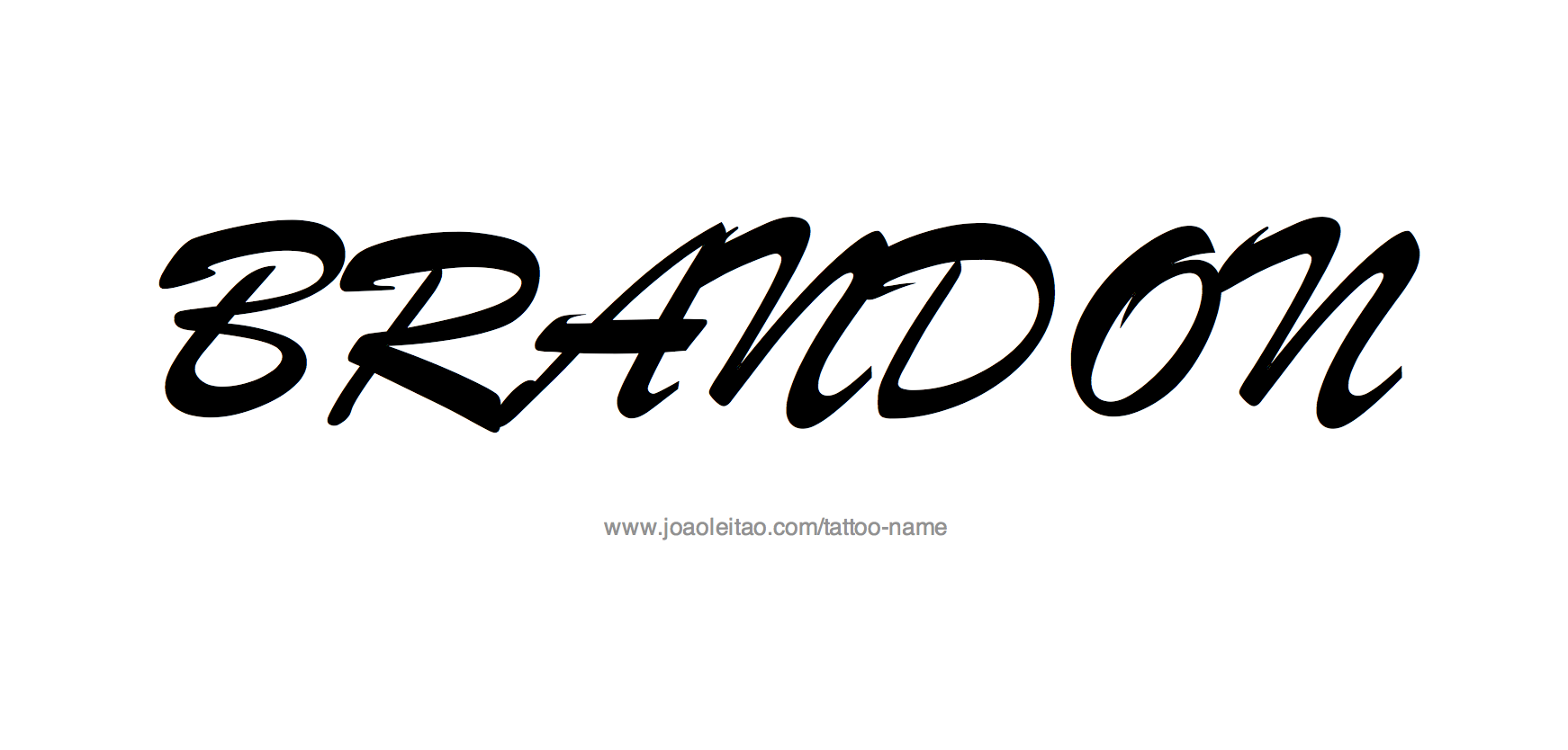 Tattoo Design Name Brandon