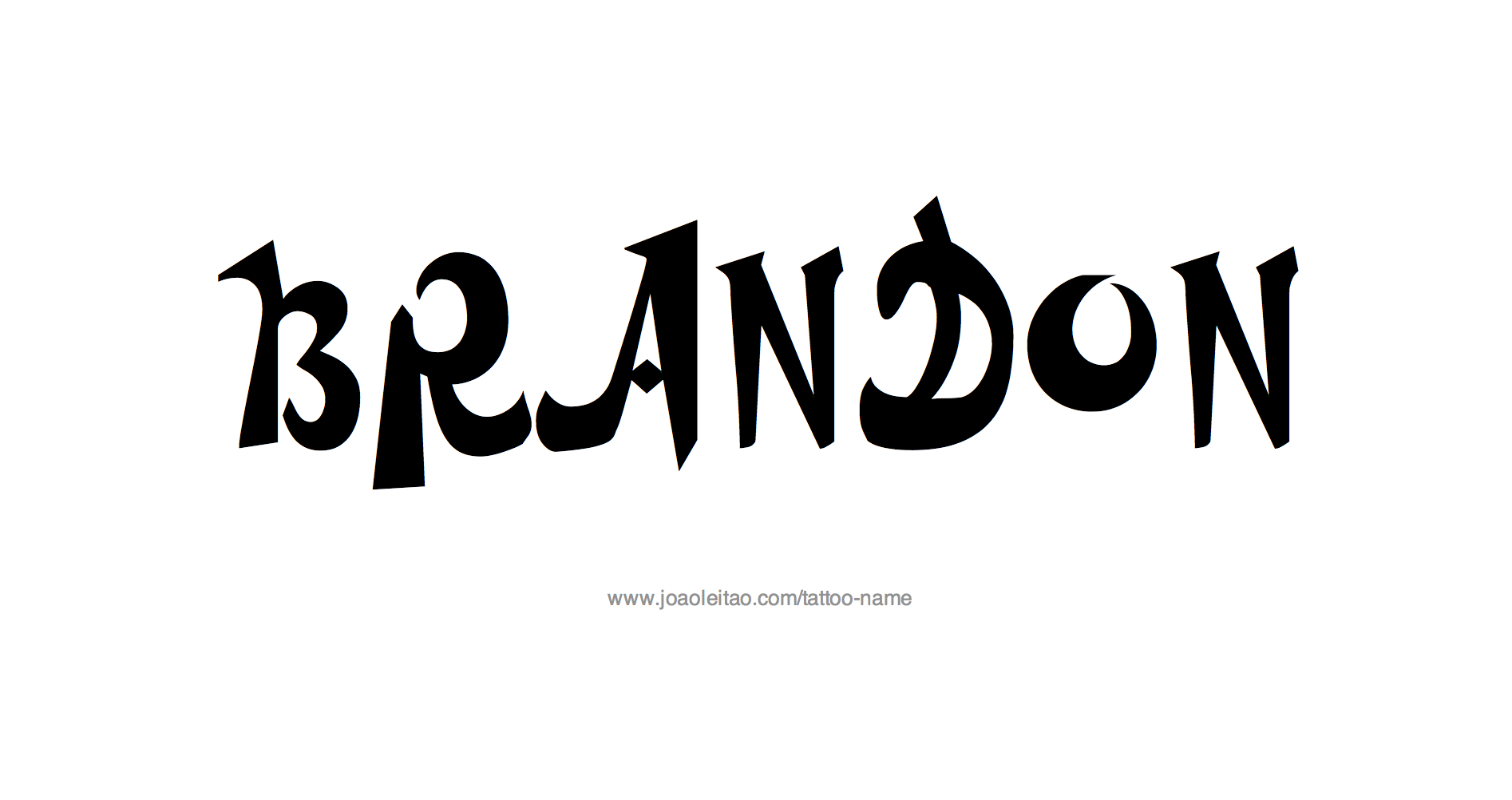 Tattoo Design Name Brandon