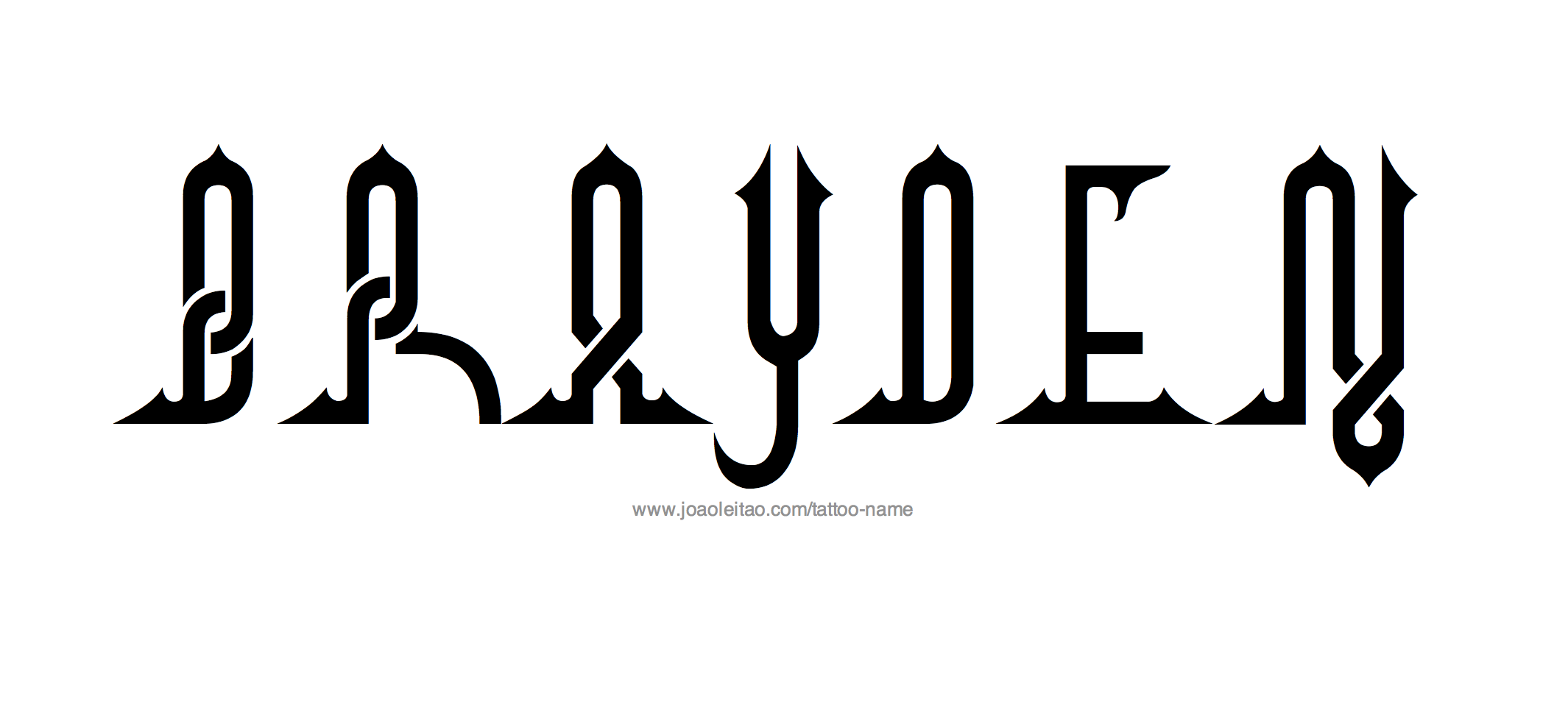 Tattoo Design Name Brayden