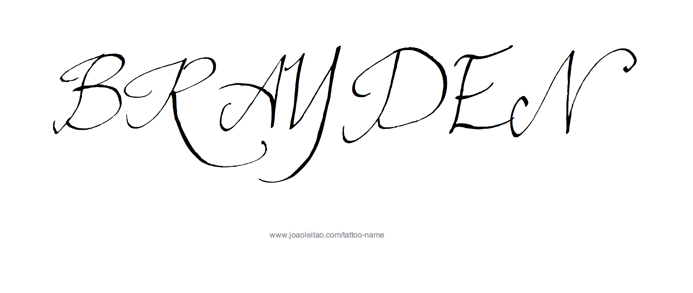 Tattoo Design Name Brayden