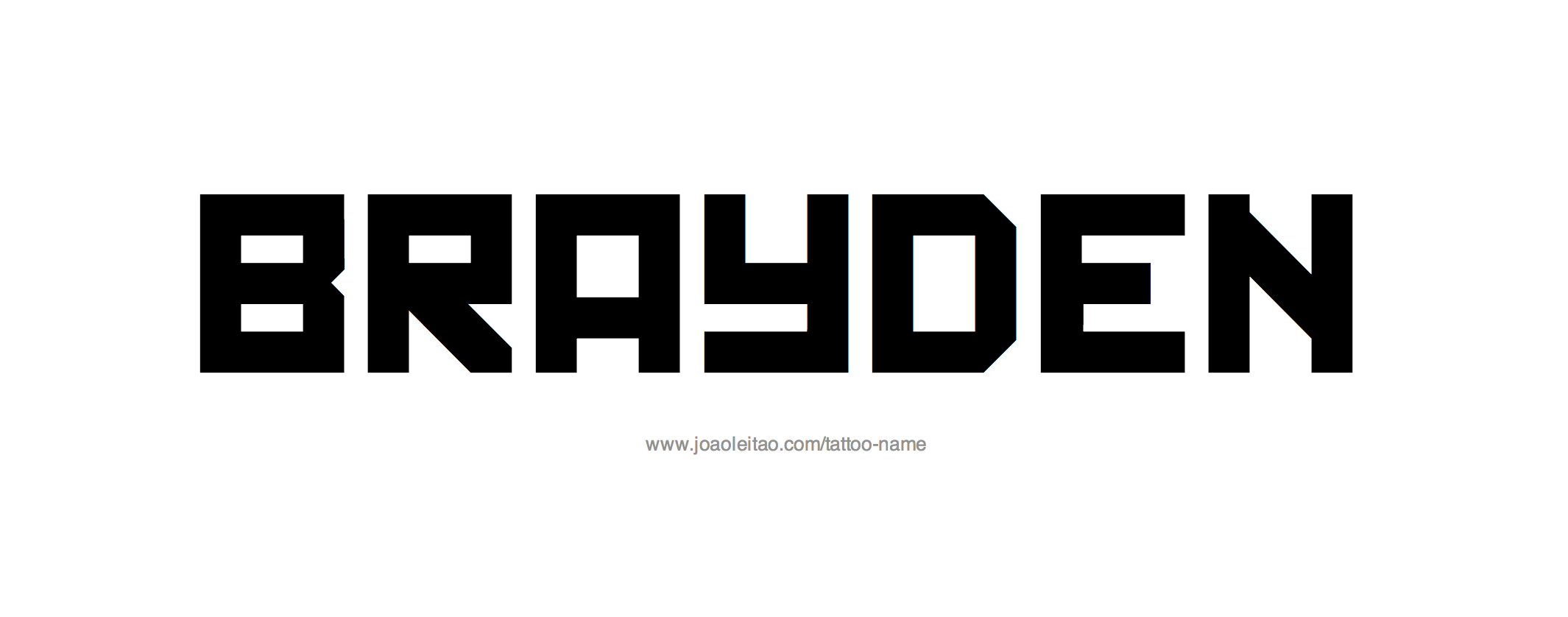 Tattoo Design Name Brayden