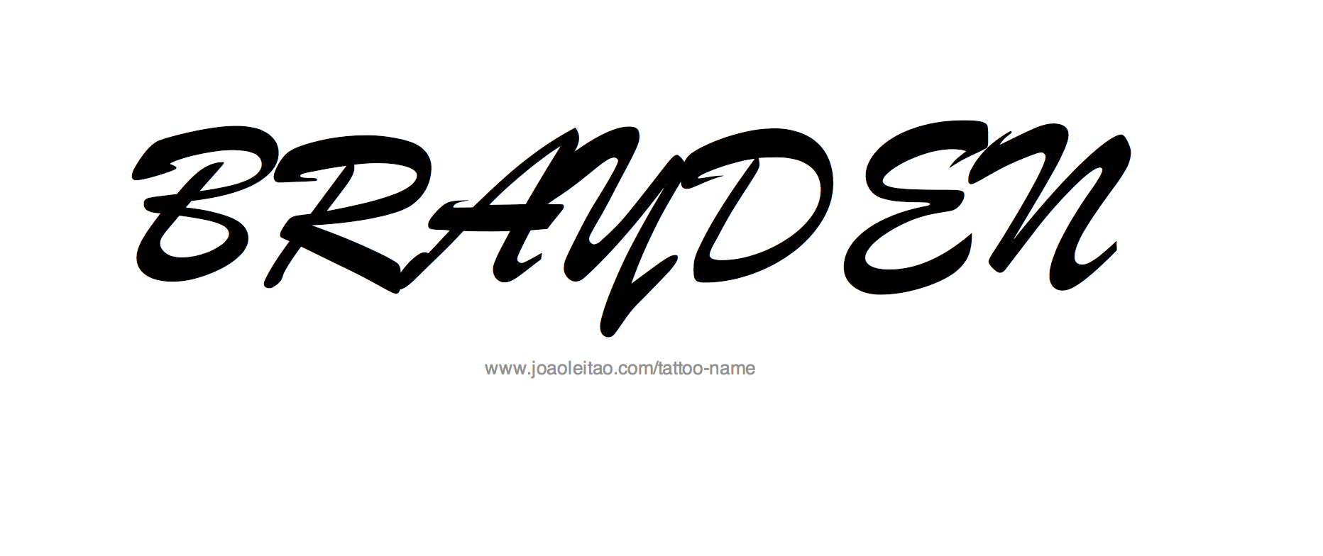 Tattoo Design Name Brayden