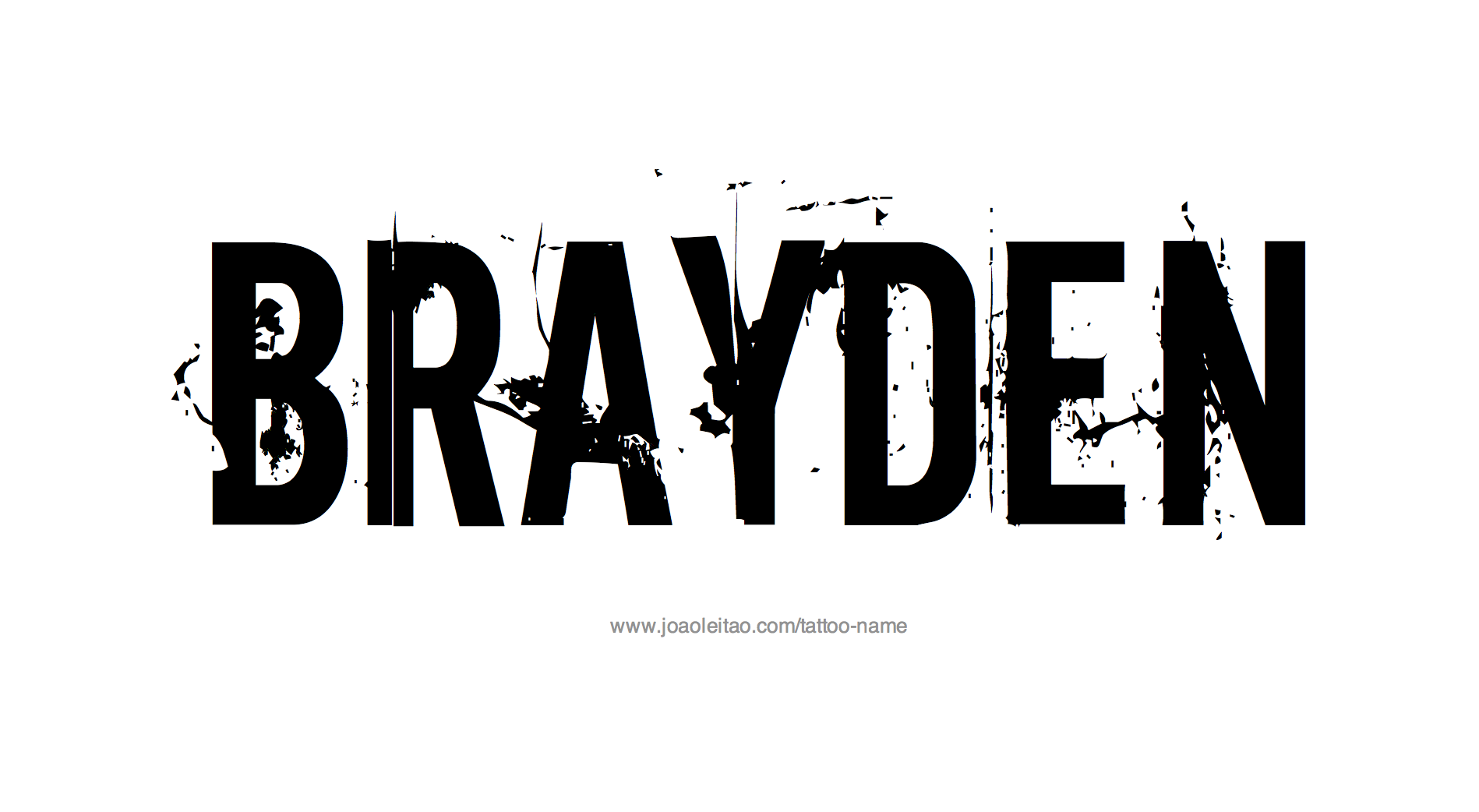 Tattoo Design Name Brayden