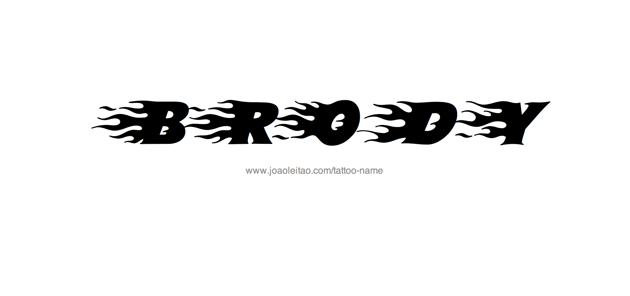 Tattoo Design Name Brody