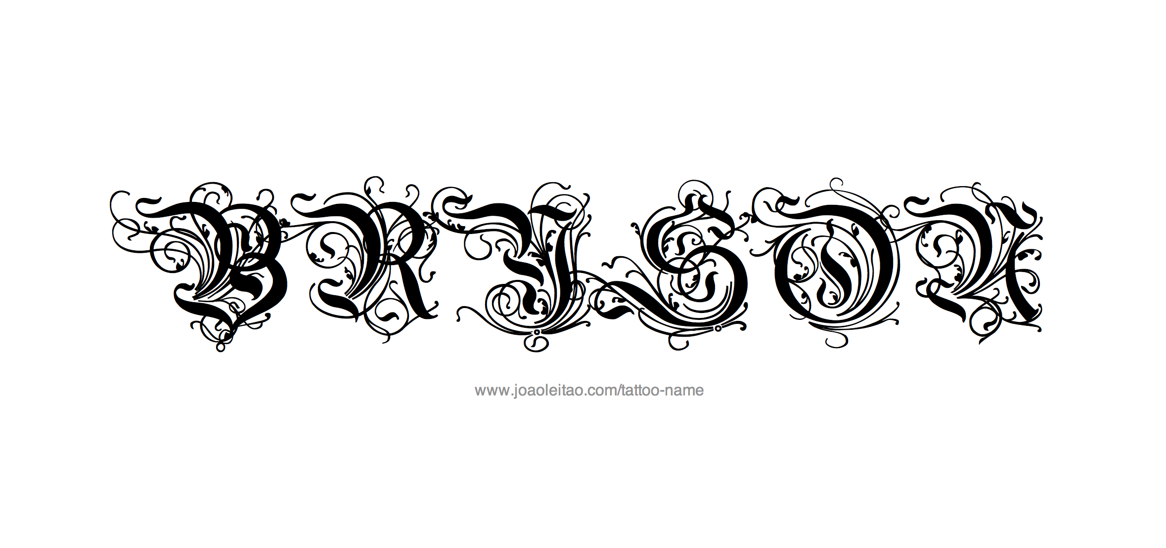 Tattoo Design Name Bryson