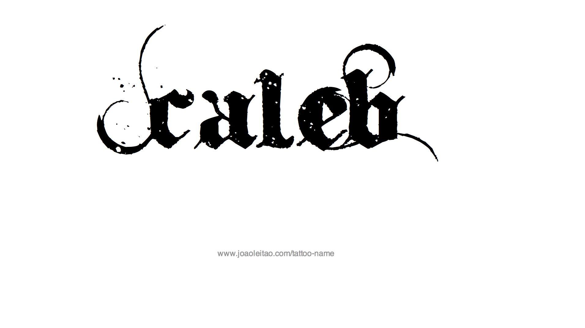 Tattoo Design Name Caleb