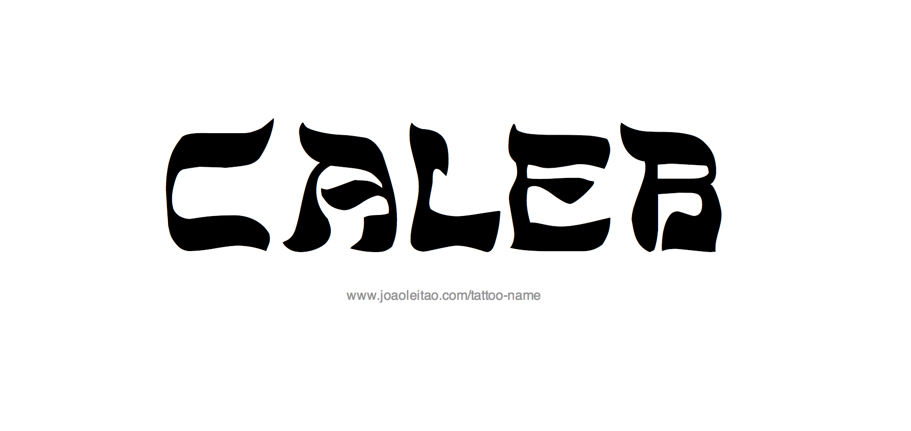 Tattoo Design Name Caleb