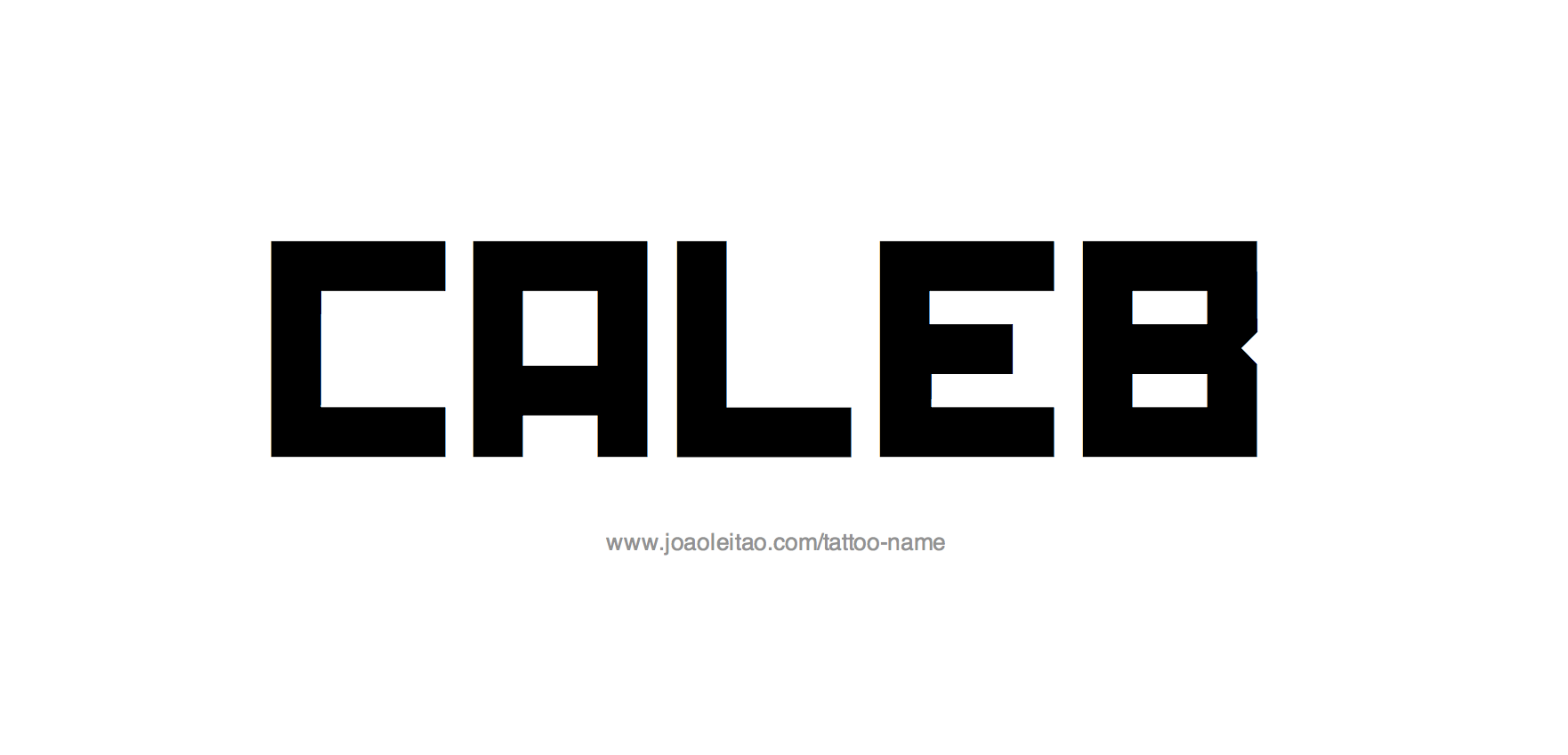 Tattoo Design Name Caleb