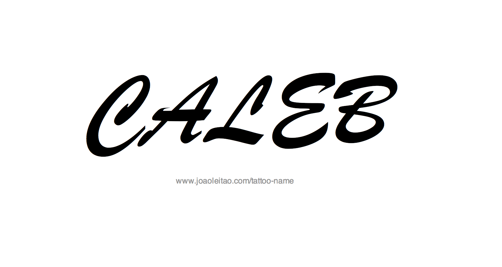 Tattoo Design Name Caleb