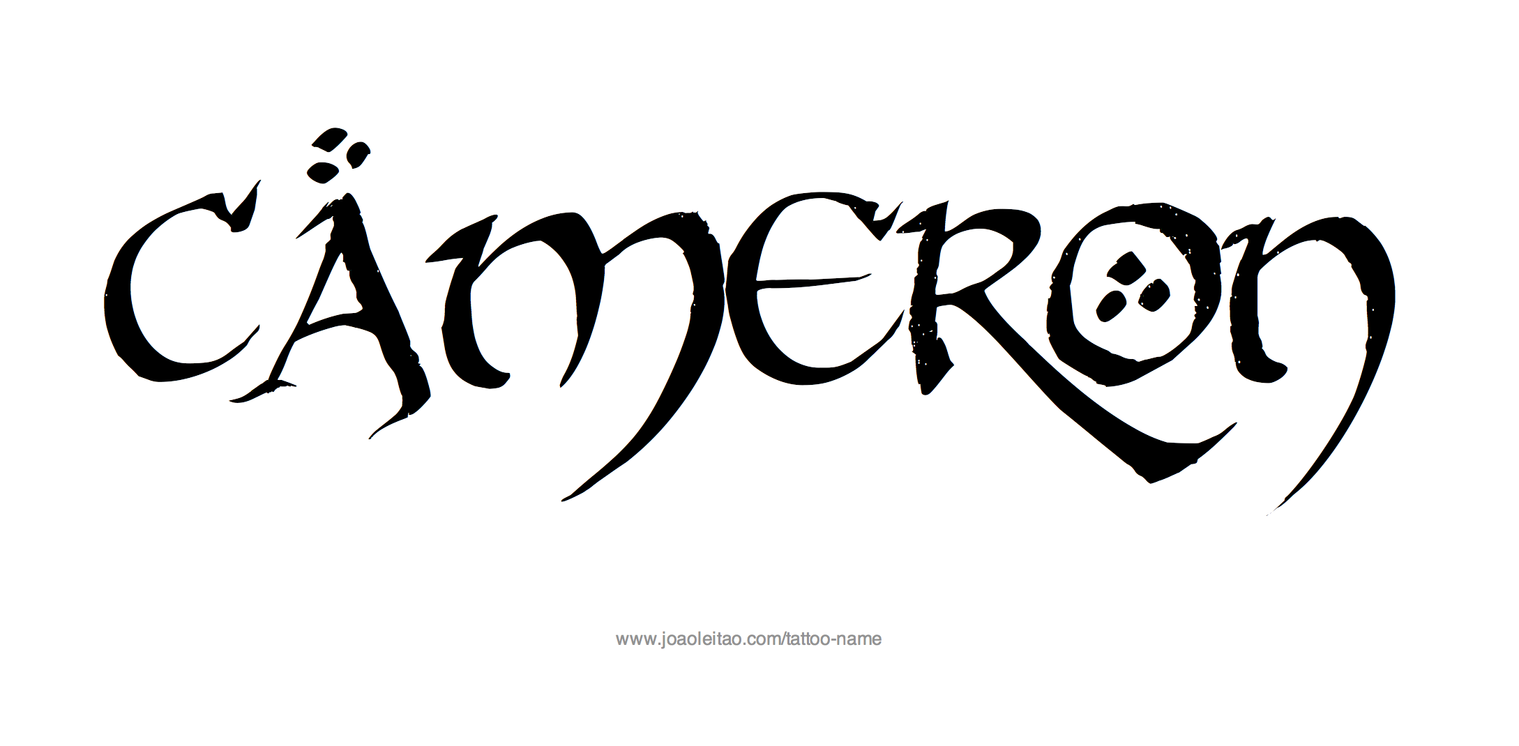 Tattoo Design Name Cameron