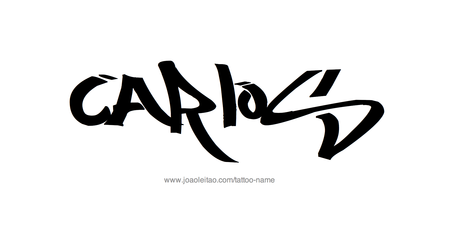 Tattoo Design Name Carlos