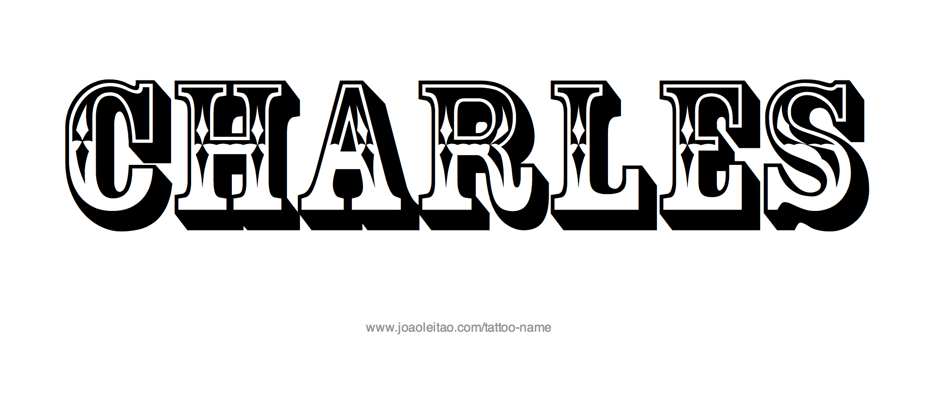 Tattoo Design Name Charles