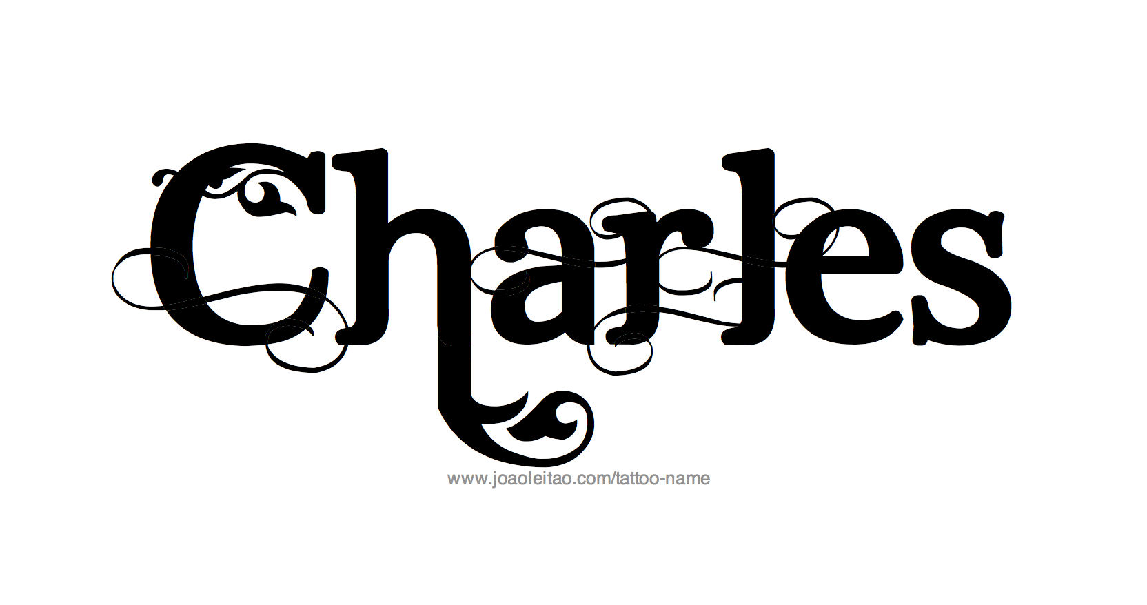 Tattoo Design Name Charles