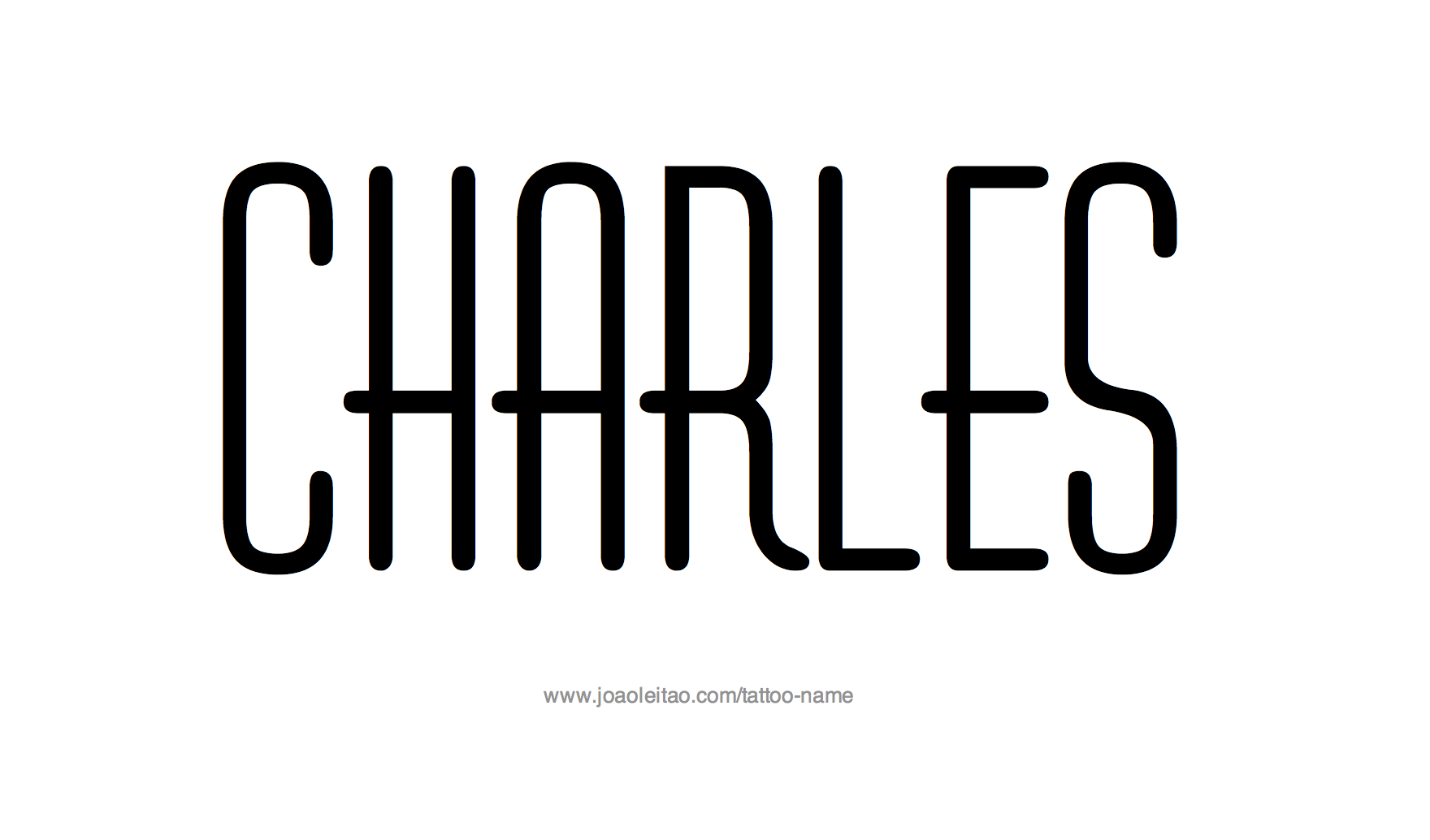 Tattoo Design Name Charles