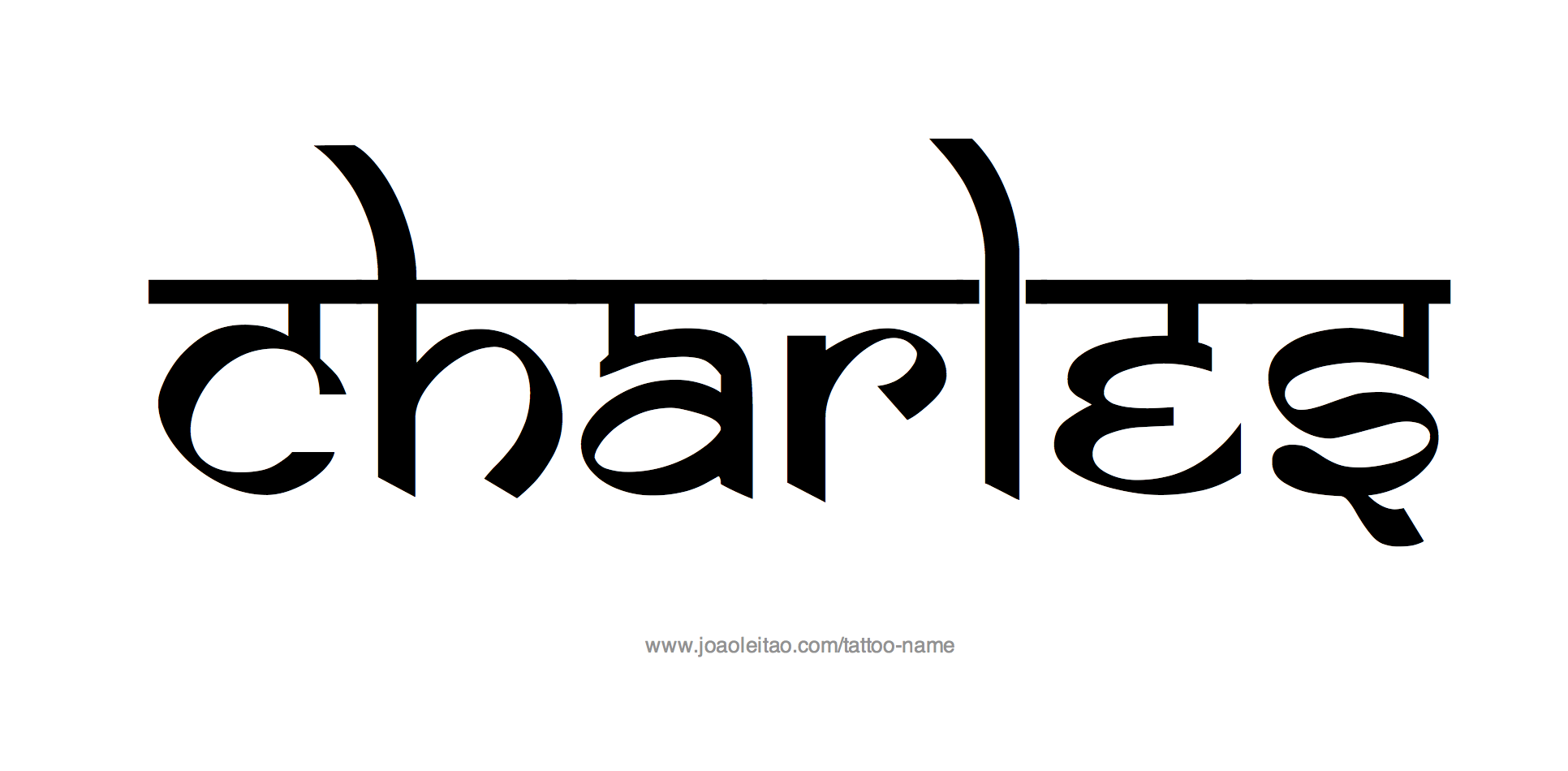 Tattoo Design Name Charles