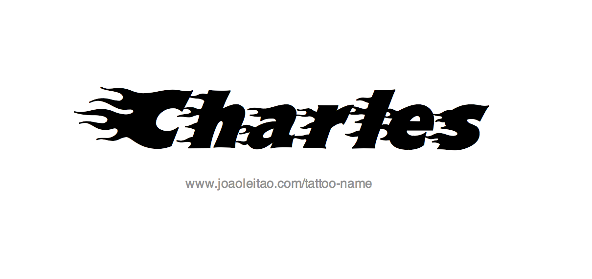 Tattoo Design Name Charles