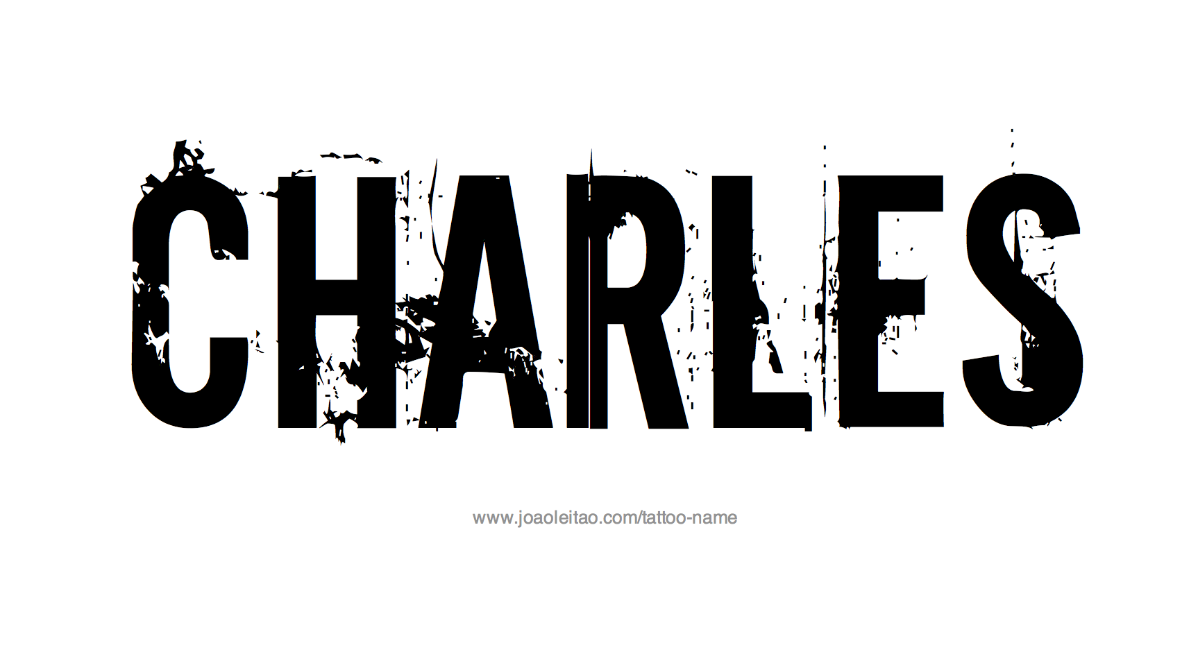 Tattoo Design Name Charles