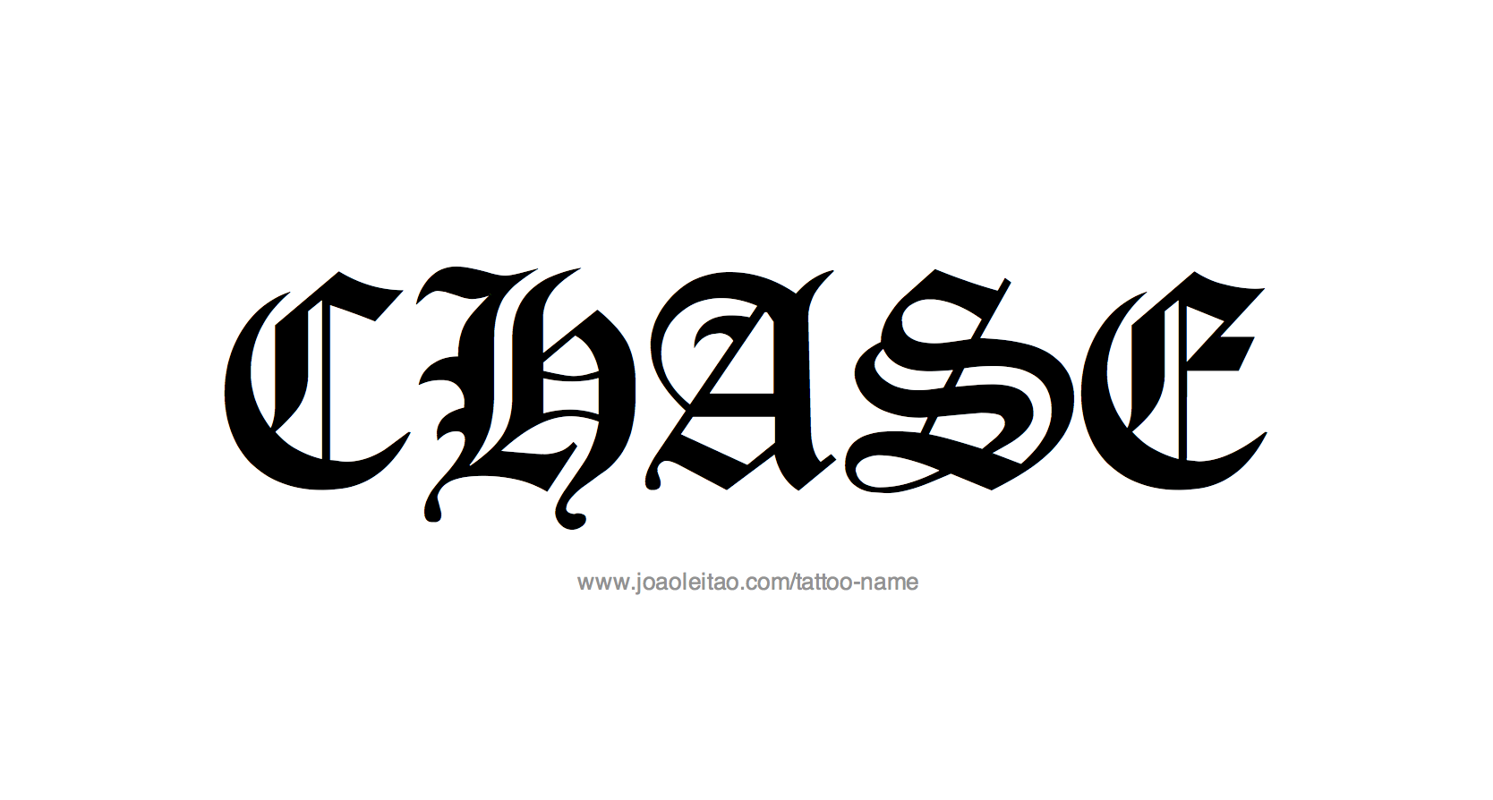 Tattoo Design Name Chase