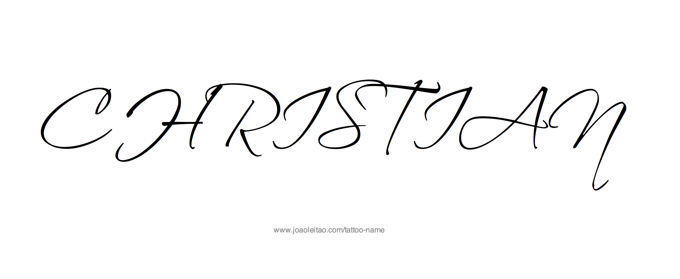 Tattoo Design Name Christian