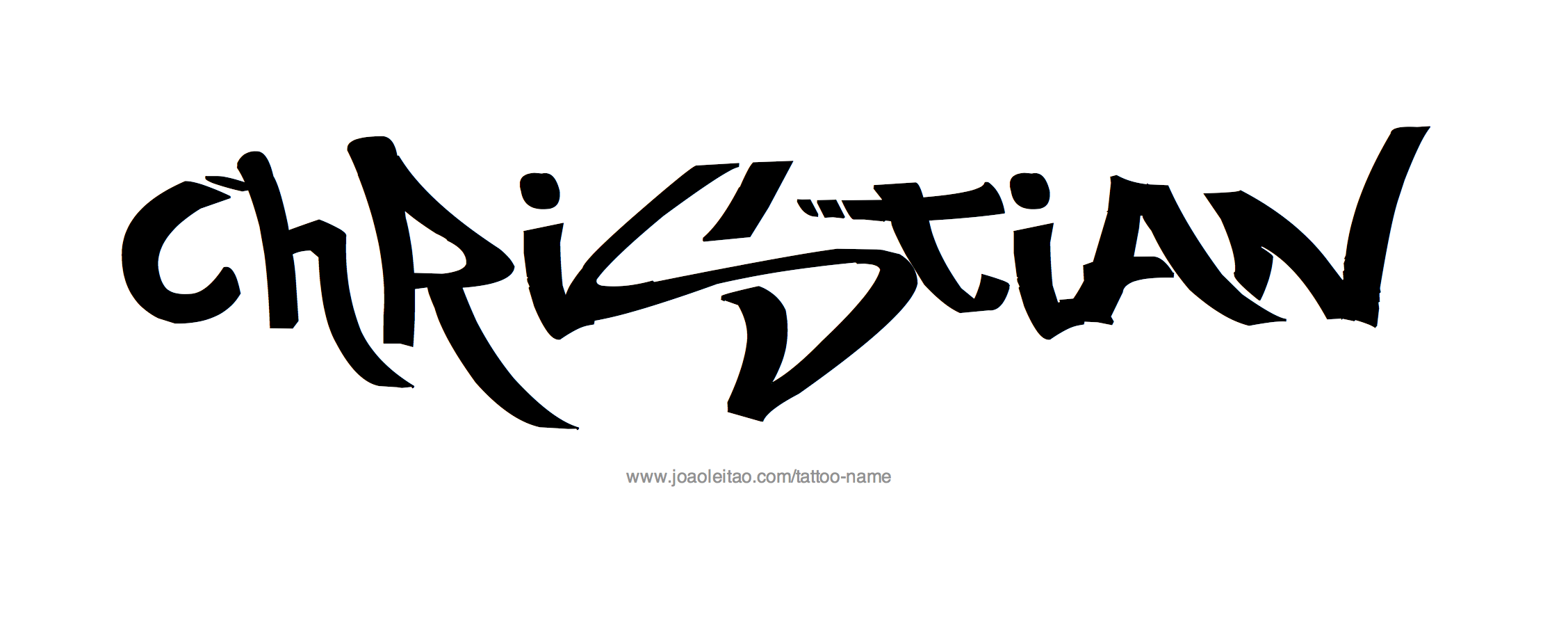 Tattoo Design Name Christian