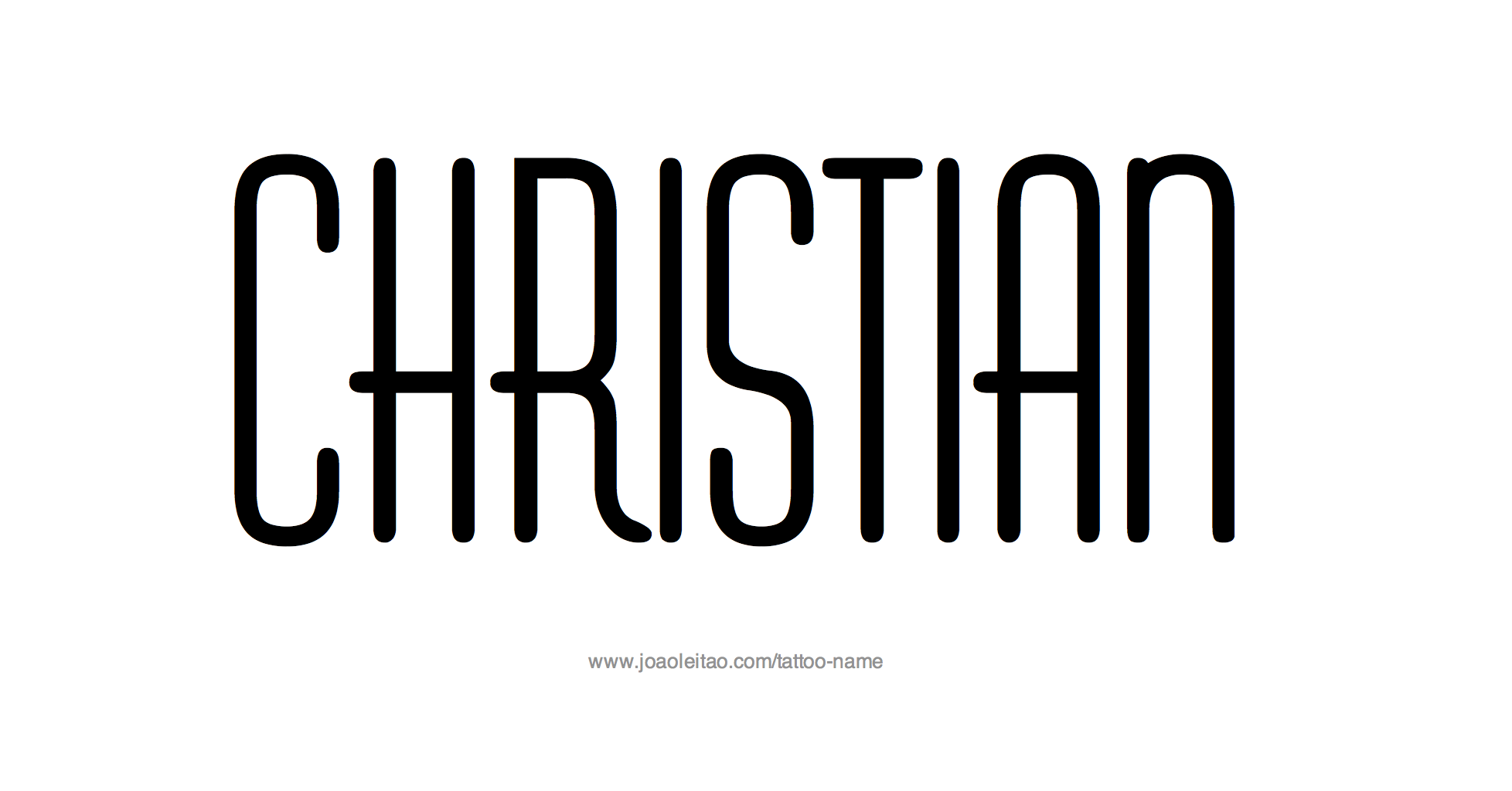 Tattoo Design Name Christian