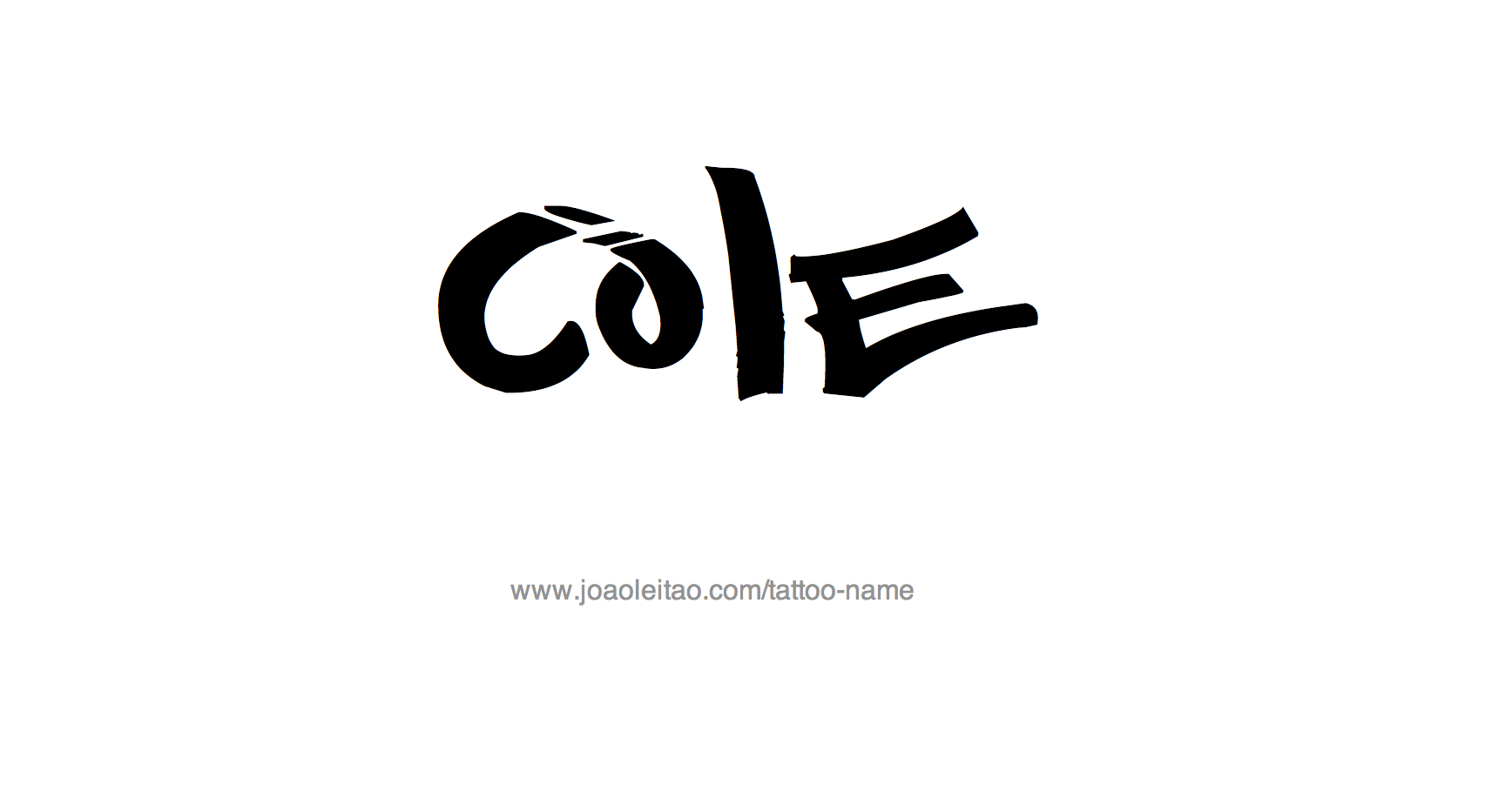 Tattoo Design Name Cole