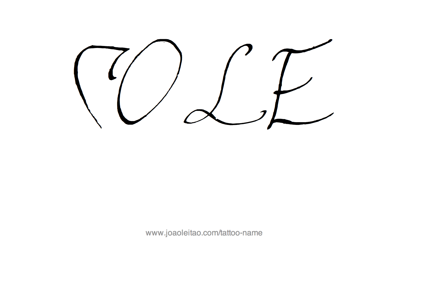 Tattoo Design Name Cole