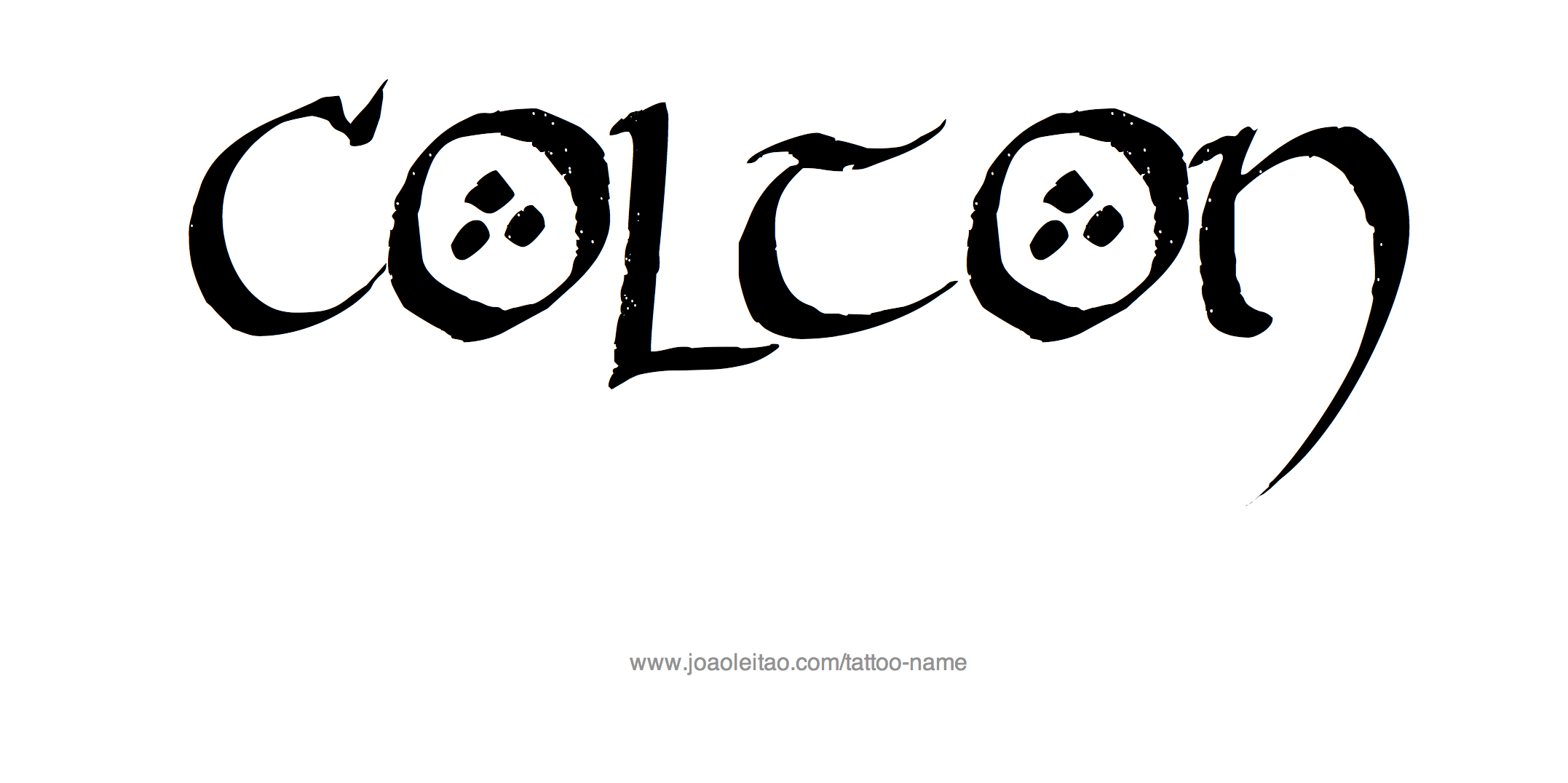 Tattoo Design Name Colton
