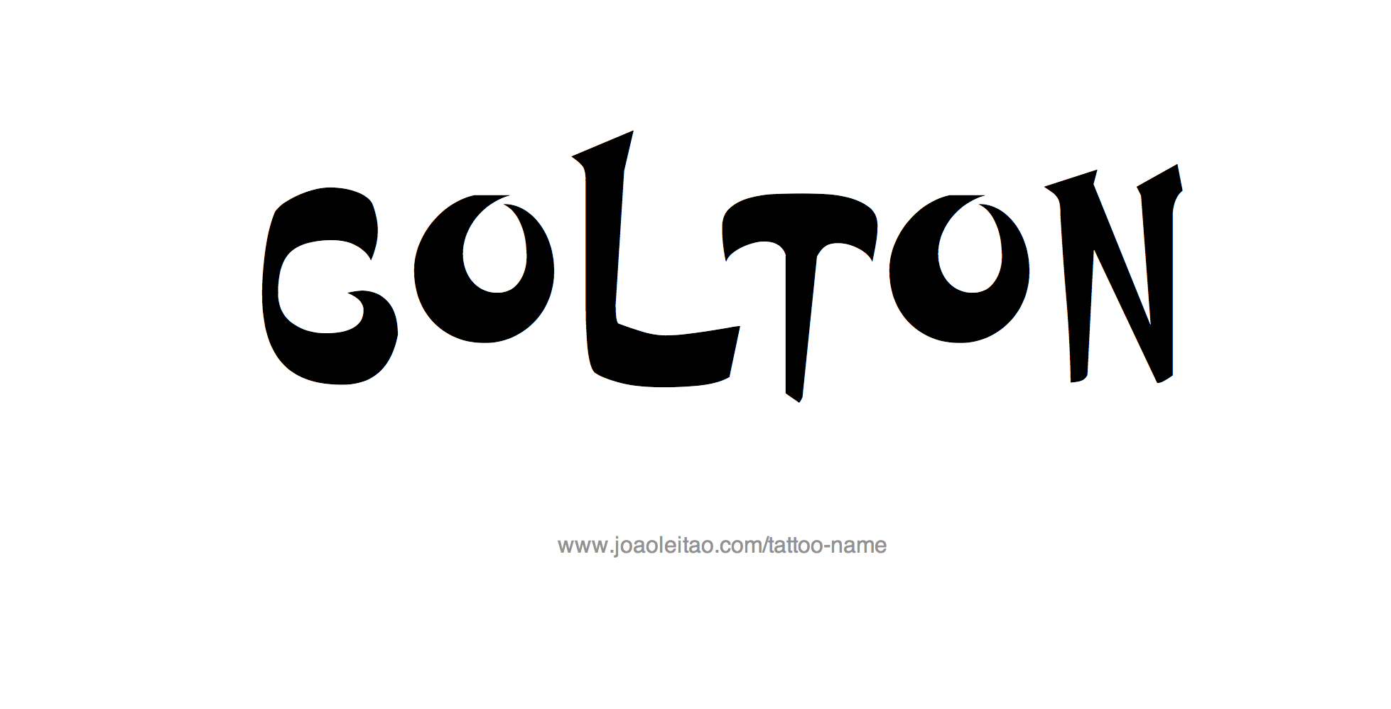 Tattoo Design Name Colton