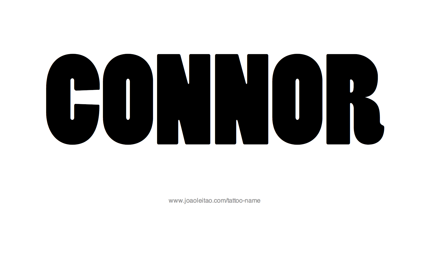 Tattoo Design Name Connor