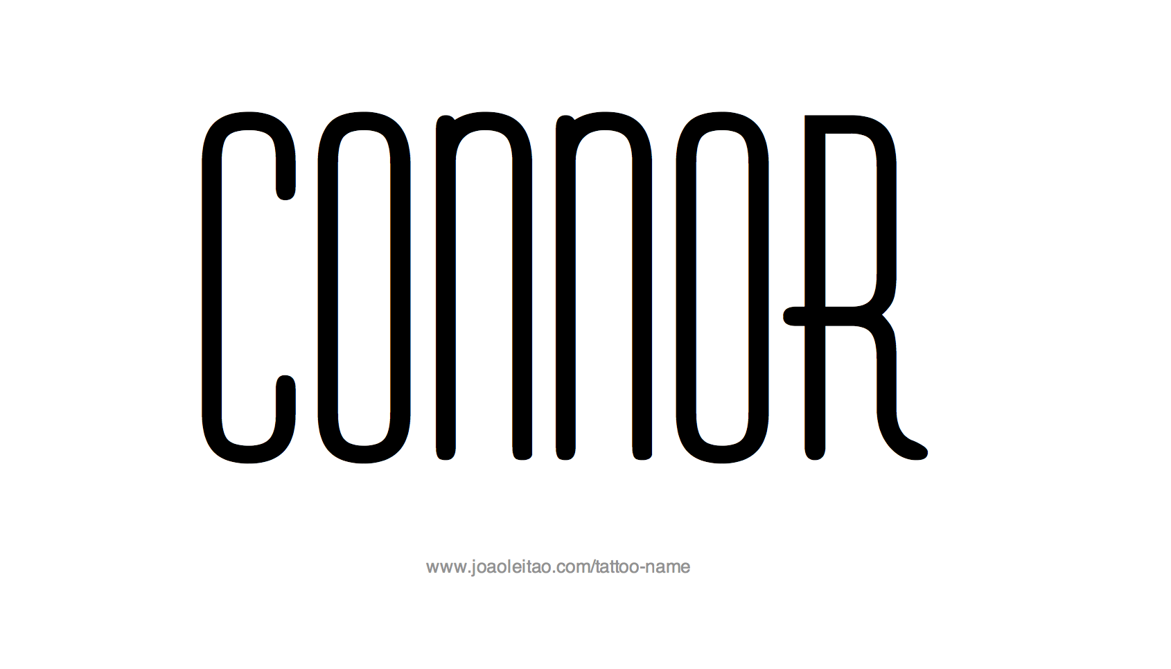 Tattoo Design Name Connor